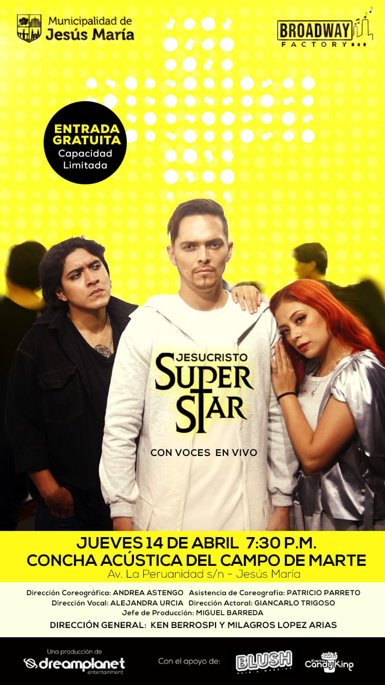 Imagen número 1 de la nota de prensa: Jesús María presenta show musical gratuito "Jesucristo Superstar"