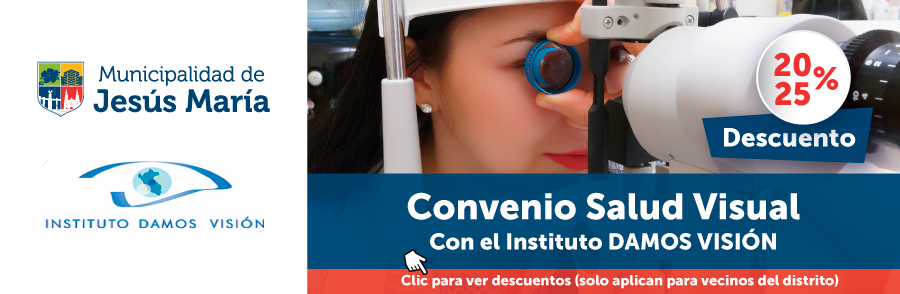 Conoce más sobre el Convenio Salud Visual con el Instituto DAMOS VISIÓN