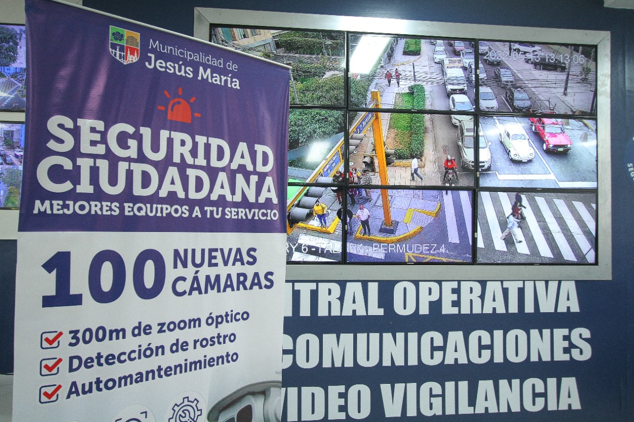 Seguridad Ciudadana de la Municipalidad de Jesús María anuncia mejores equipos para seguridad de sus vecinos