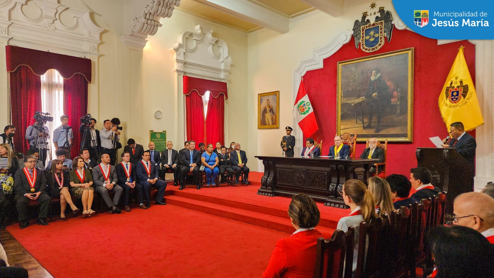 Alcalde de Jesús María participó en Sesión por los 488 años de la Fundación de Lima