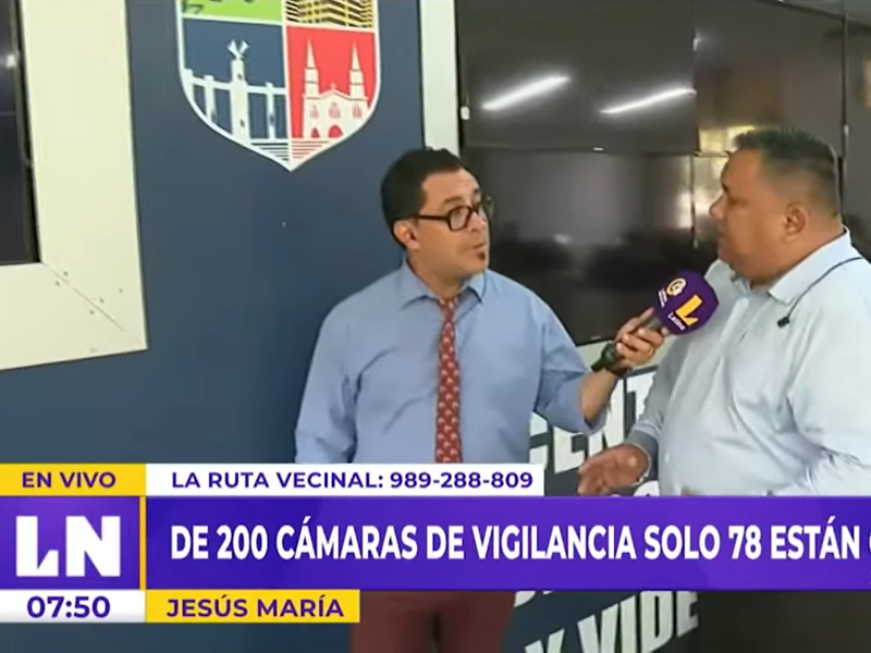 Alcalde Jesús Gálvez denunció públicamente los problemas de inseguridad que ha encontrado en su distrito