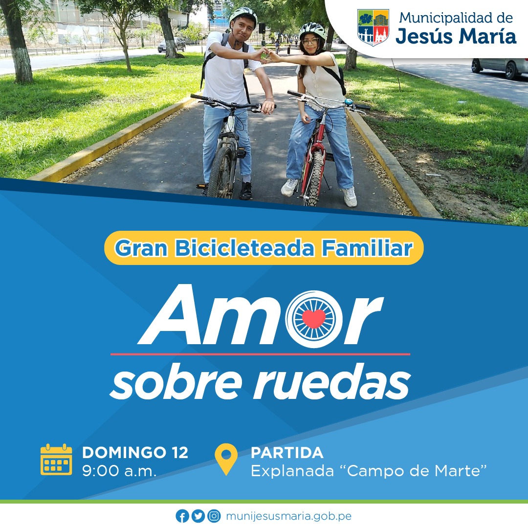 Bicicleteada Familiar "Amor sobre Ruedas"